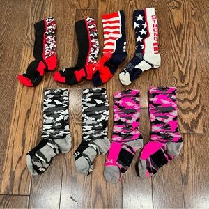 4 Pairs {TCK} Socks, Big Boys OS